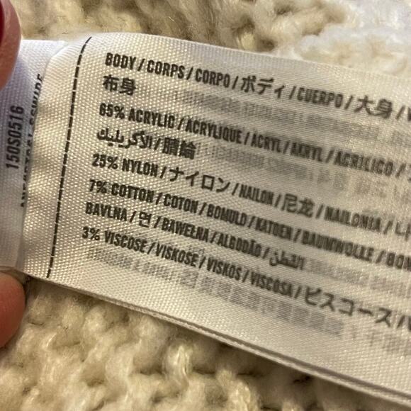 Abercrombie & Fitch Women's Chunky Long Cardigan Sweater Size XS - Picture 6 of 9